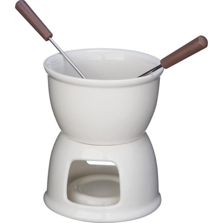 Fondue set voor chocolade sample