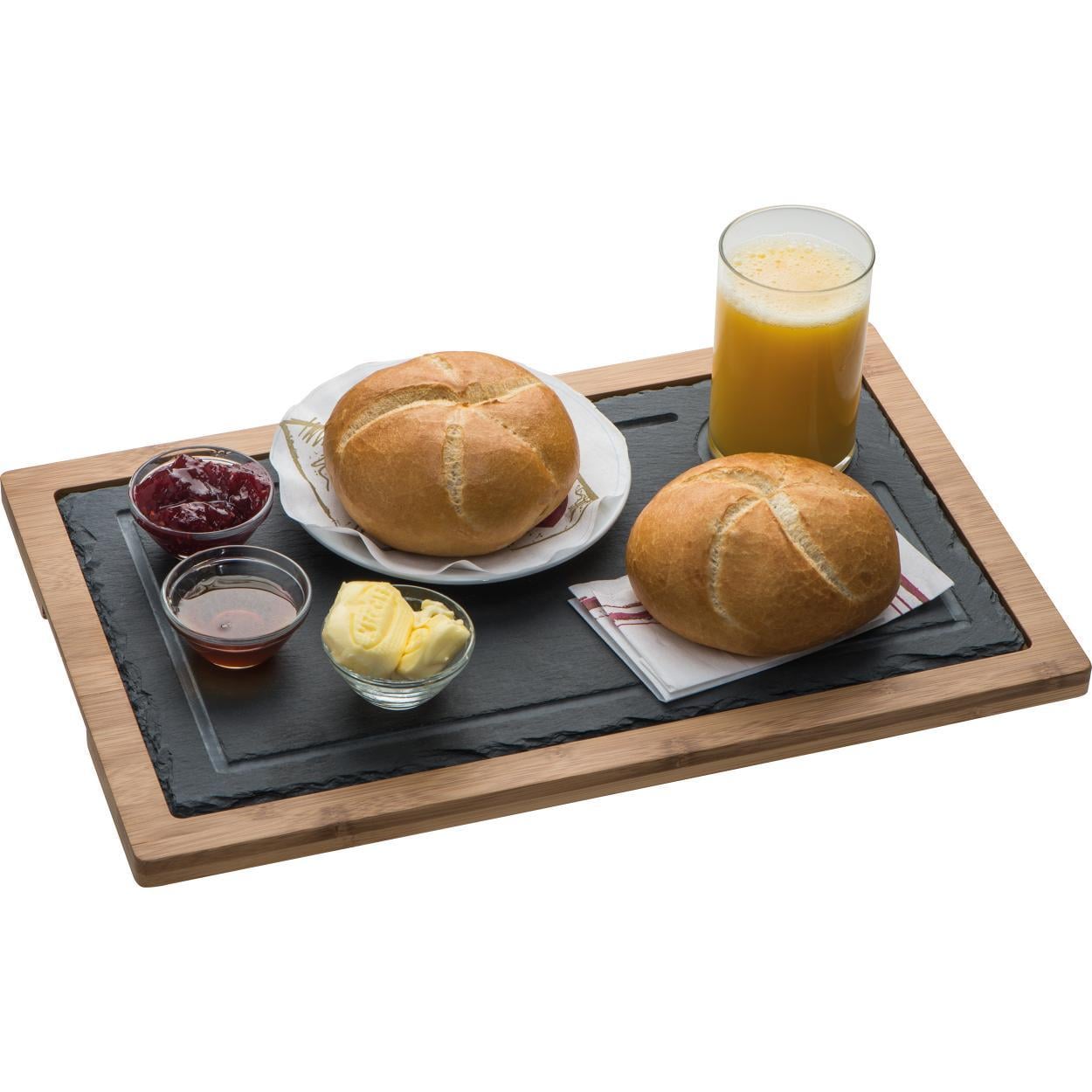 Dienblad van bamboe sample