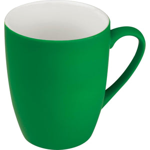 Drinkbeker met rubbercoating groen Graveren 3069