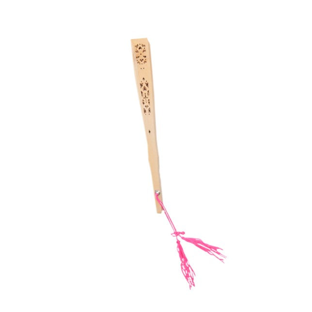 Handwaaier Madera naturel Graveren