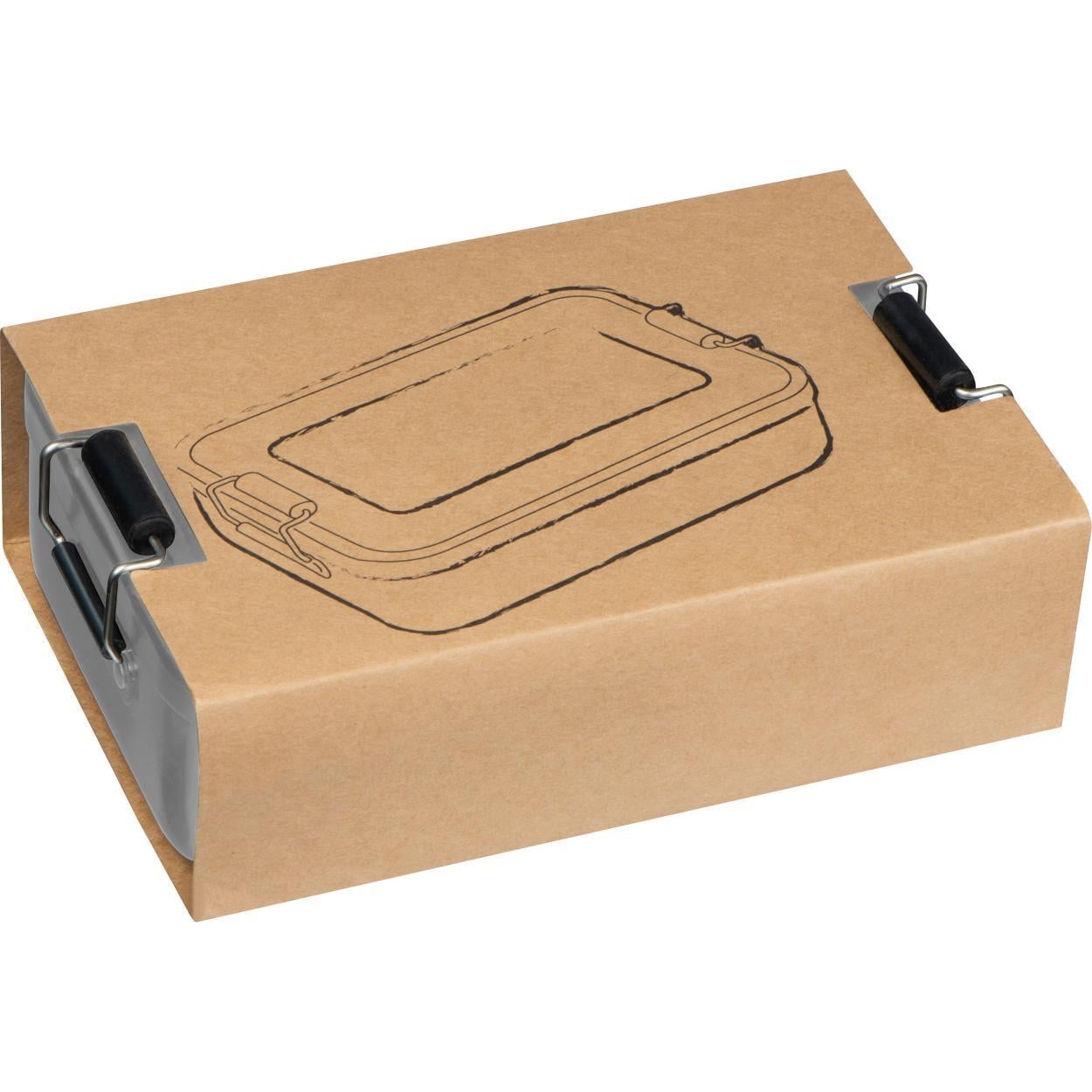 Lunchbox of broodtrommel van alumninium sample