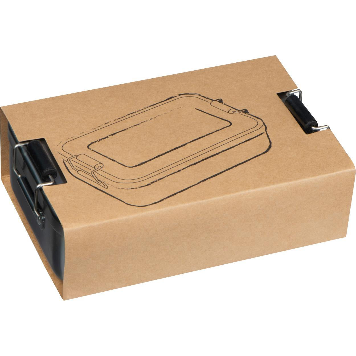 Lunchbox of broodtrommel van alumninium sample