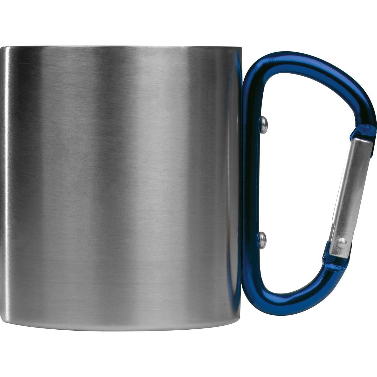 Metalen beker met karabijnhaak sample