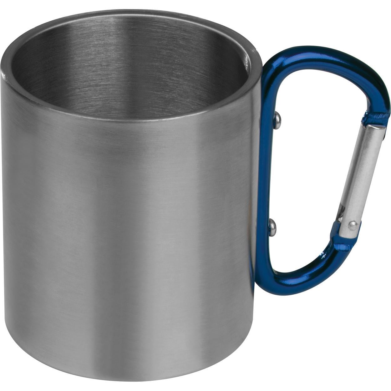 Metalen beker met karabijnhaak sample