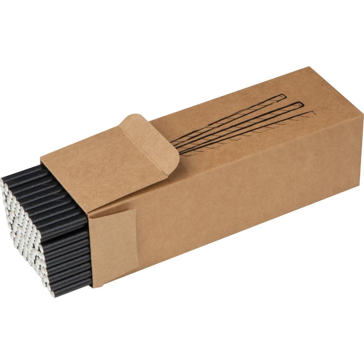 Papieren rietjes sample
