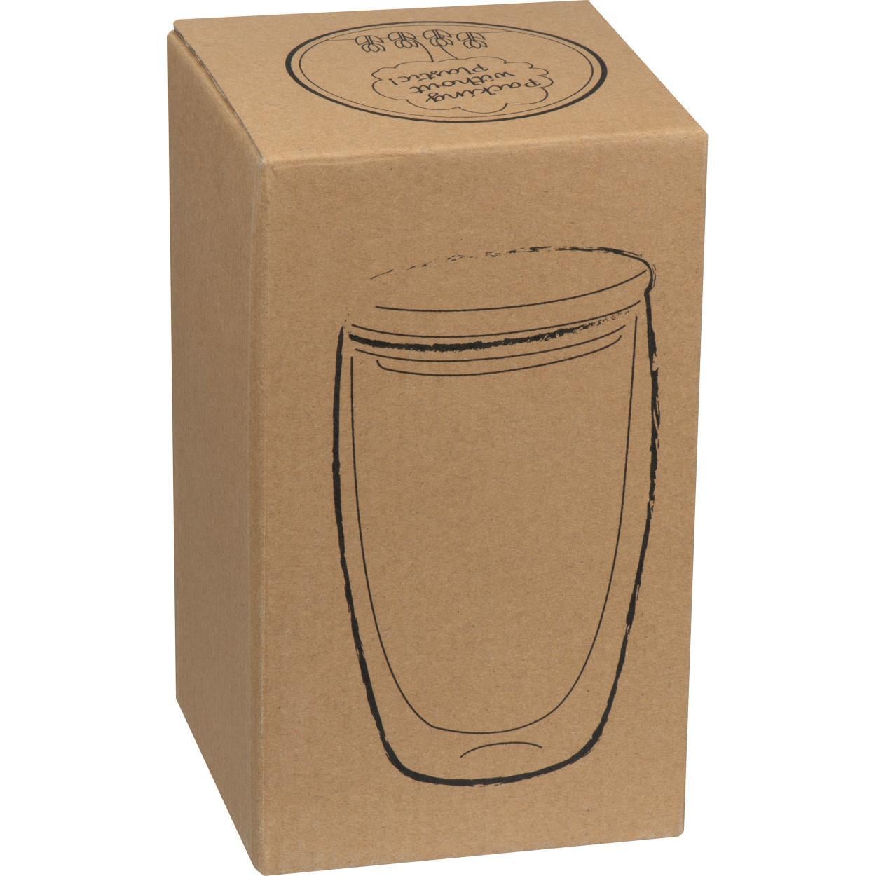 Dubbelwandig glas met inhoud 500 ml sample