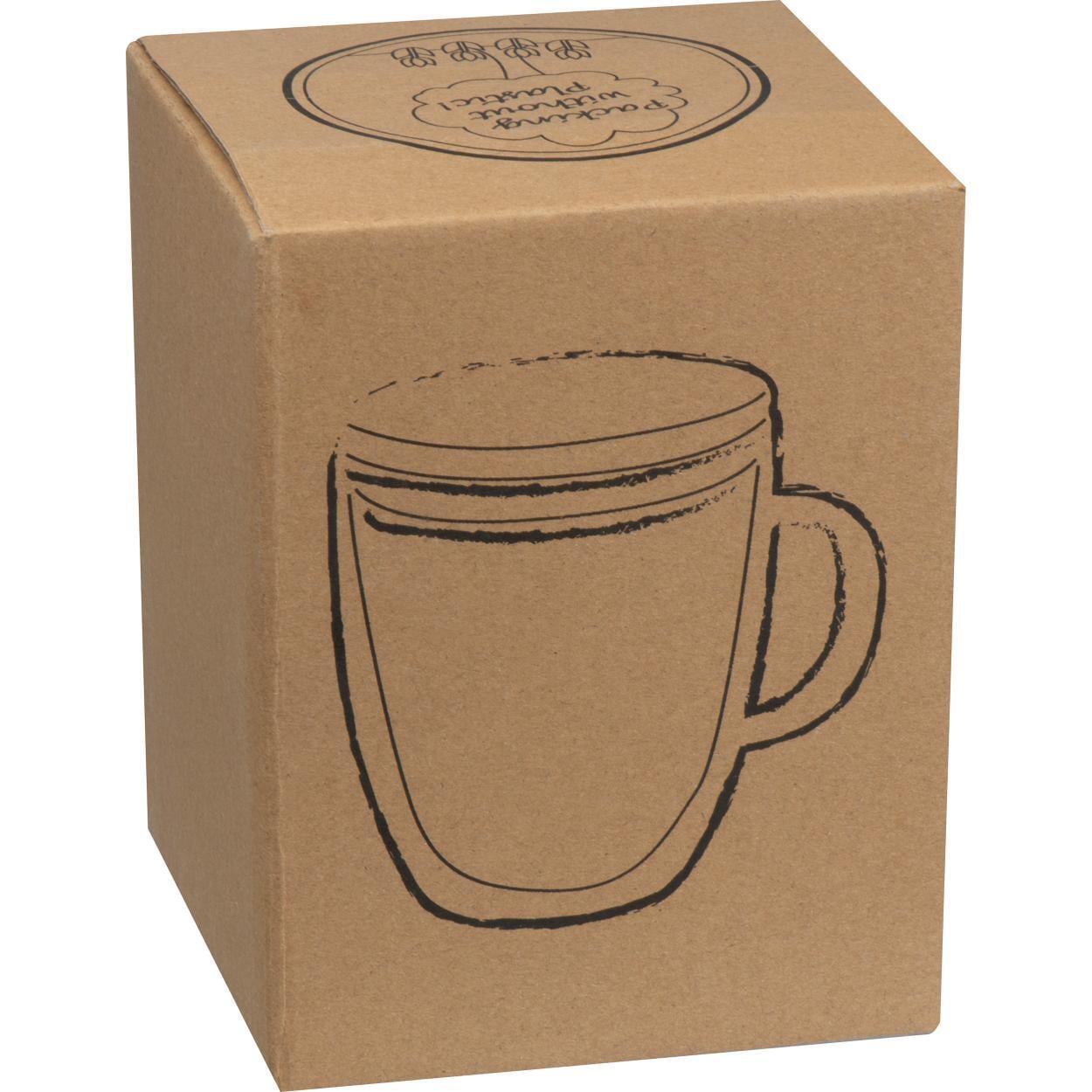 Dubbelwandig glas met greep - 350 ml sample