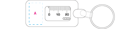 Sleutelhanger bandenprofiel meter rood onbedrukt 11317