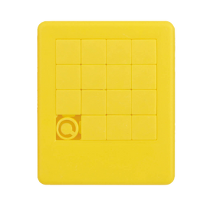 Schuifpuzzel 75x90 mm rood 1 kleur 11012
