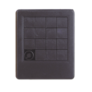 Schuifpuzzel 75x90 mm donkergroen 2 kleuren 11009
