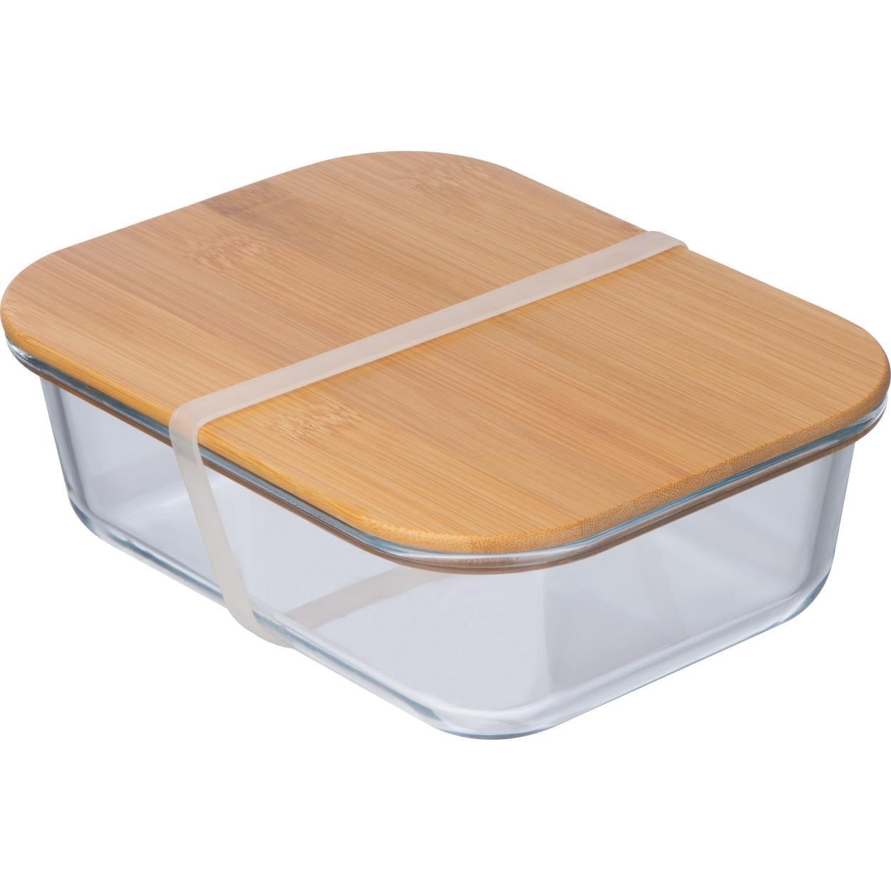Lunchbox van hardglas (borosilicaatglas) sample