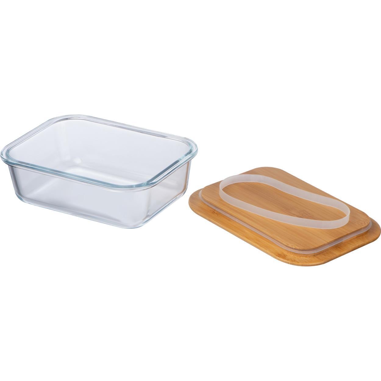 Lunchbox van hardglas (borosilicaatglas) sample