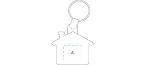 Sleutelhanger Huis donkergroen 3 kleuren 11350