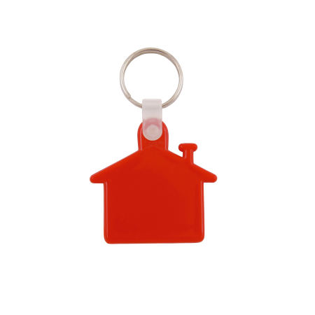 Kunststof sleutelhanger Huis  sample