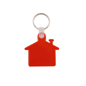 Sleutelhanger Huis donkergroen 1 kleur 11348
