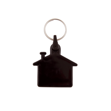 Kunststof sleutelhanger Huis  sample