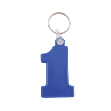 Kunststof sleutelhanger Nr. 1  sample