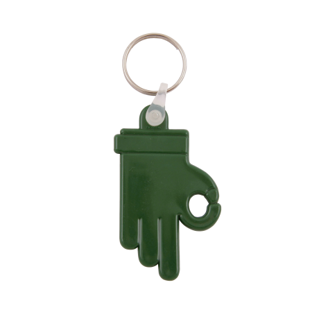Kunststof sleutelhanger OK Hand  sample