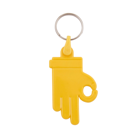 Kunststof sleutelhanger OK Hand  sample