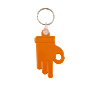 sleutelhanger OK Hand donkerblauw onbedrukt 11487