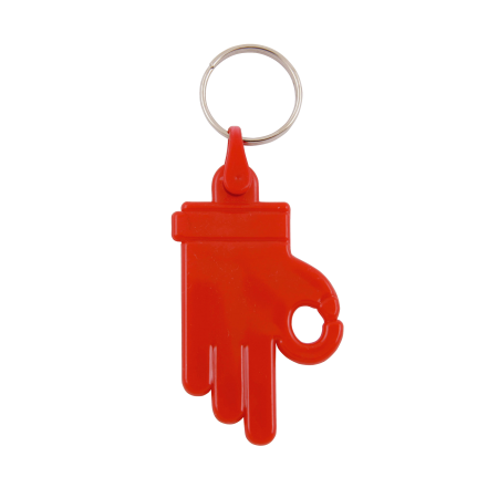 Kunststof sleutelhanger OK Hand  sample