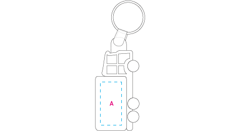 sleutelhanger Truck donkergroen 3 kleuren 11540