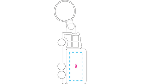 sleutelhanger Truck donkergroen 4 kleuren 11541