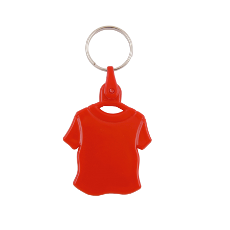 Kunststof sleutelhanger T-shirt  sample