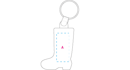 sleutelhanger Laars donkergroen 3 kleuren 11361