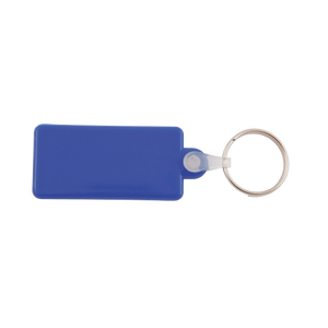 sleutelhanger rechthoek donkerblauw 2 kleuren 11502