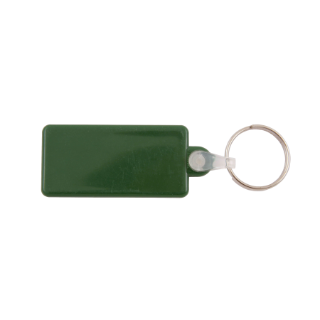 Kunststof sleutelhanger rechthoek  sample