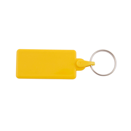 Kunststof sleutelhanger rechthoek  sample