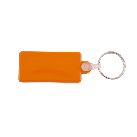 Kunststof sleutelhanger rechthoek  sample