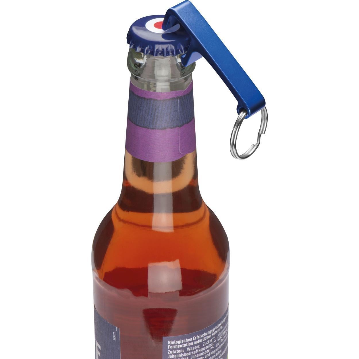Sleutelhanger met flesopener sample
