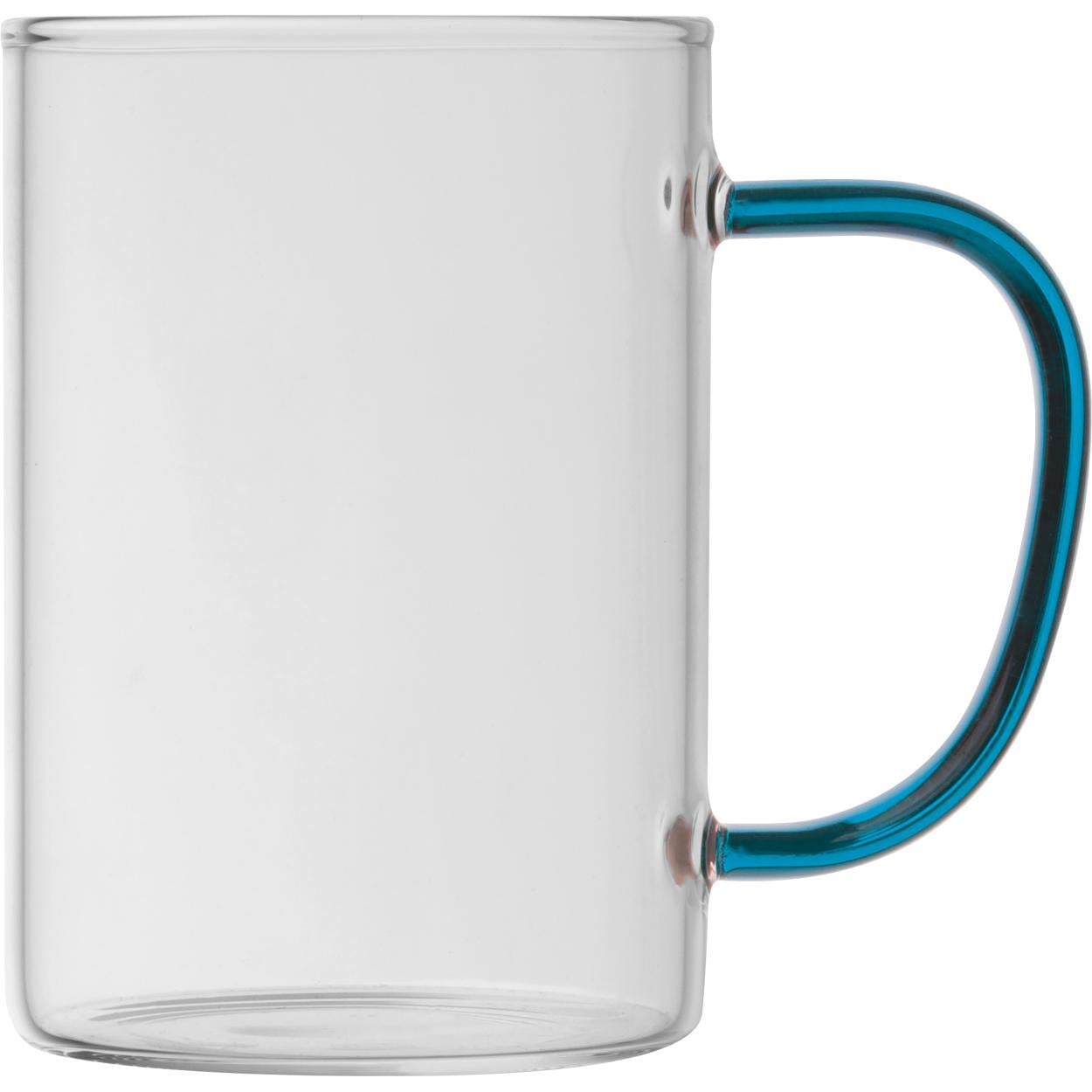 Theeglas met gekleurd oortje sample