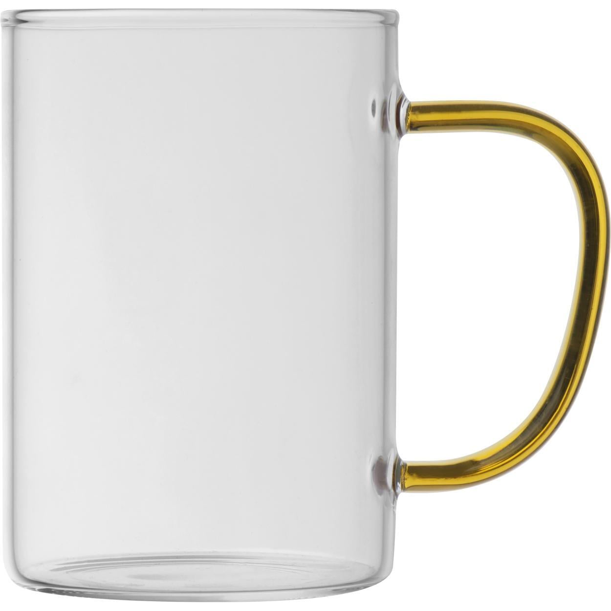 Theeglas met gekleurd oortje sample