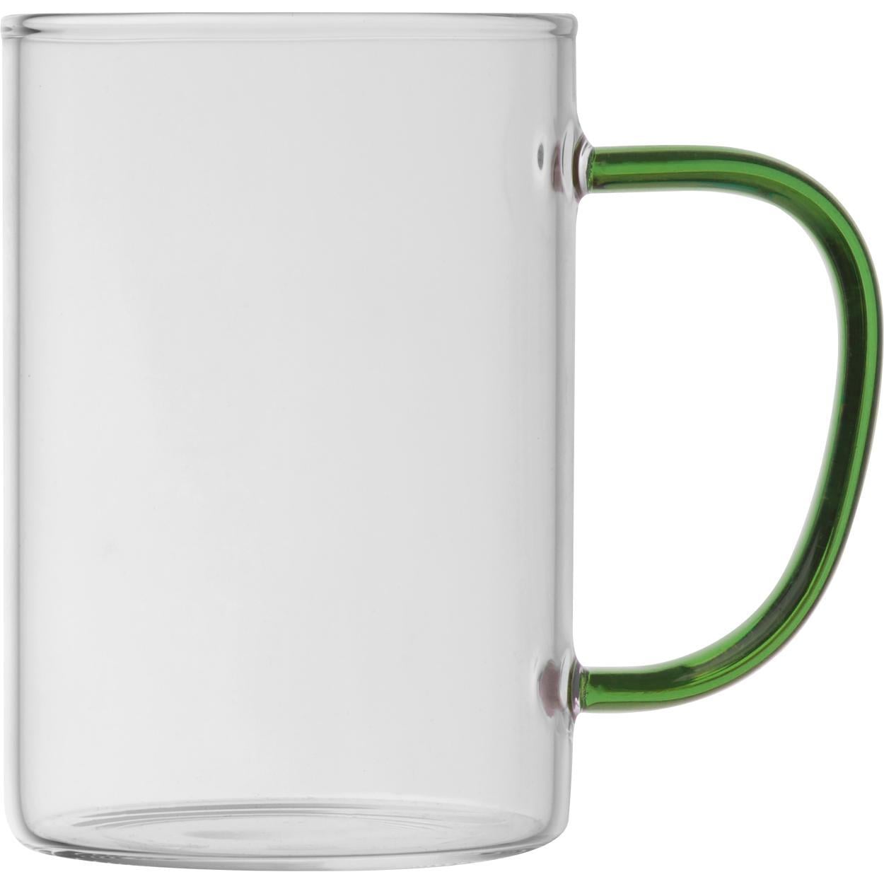 Theeglas met gekleurd oortje sample