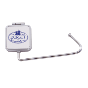 Tassenhanger met spiegel zilver 2 kleuren 12366