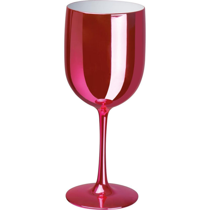 Hoogglans champagneglas van kunststof sample