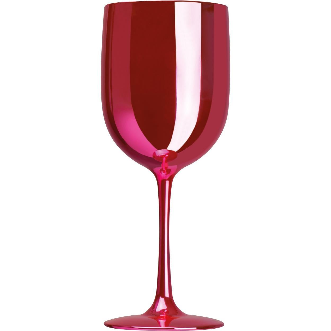 Hoogglans champagneglas van kunststof sample