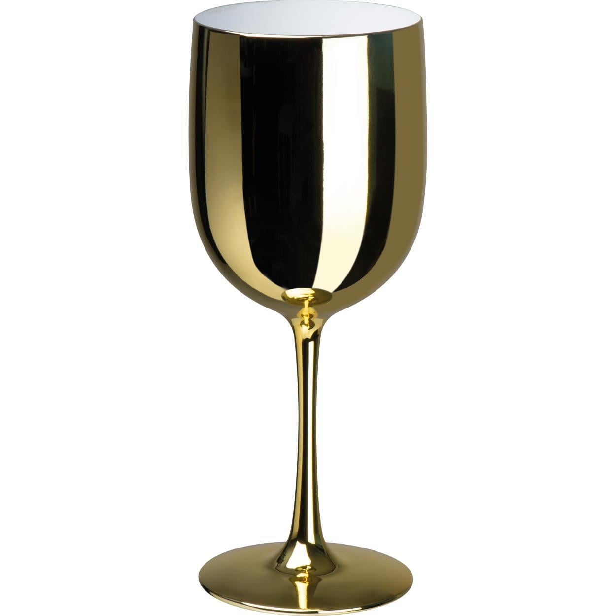 Hoogglans champagneglas van kunststof sample