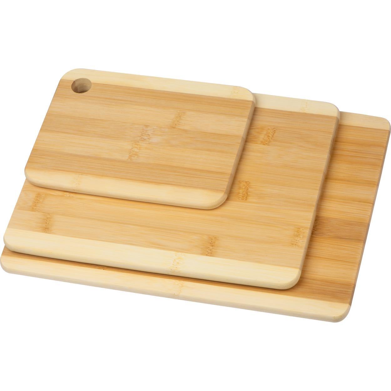 Set van 3 bamboe snijplankjes 11099