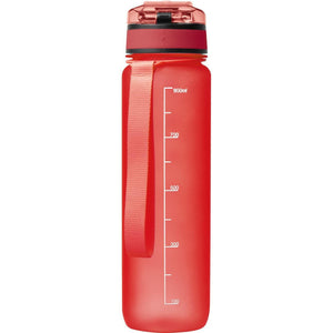 Sport drinkfles van kunststof zwart onbedrukt 11781