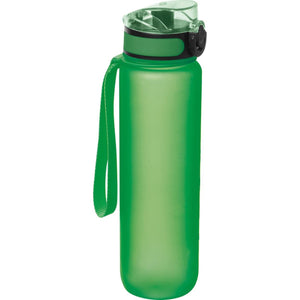 Sport drinkfles van kunststof rood onbedrukt 11775
