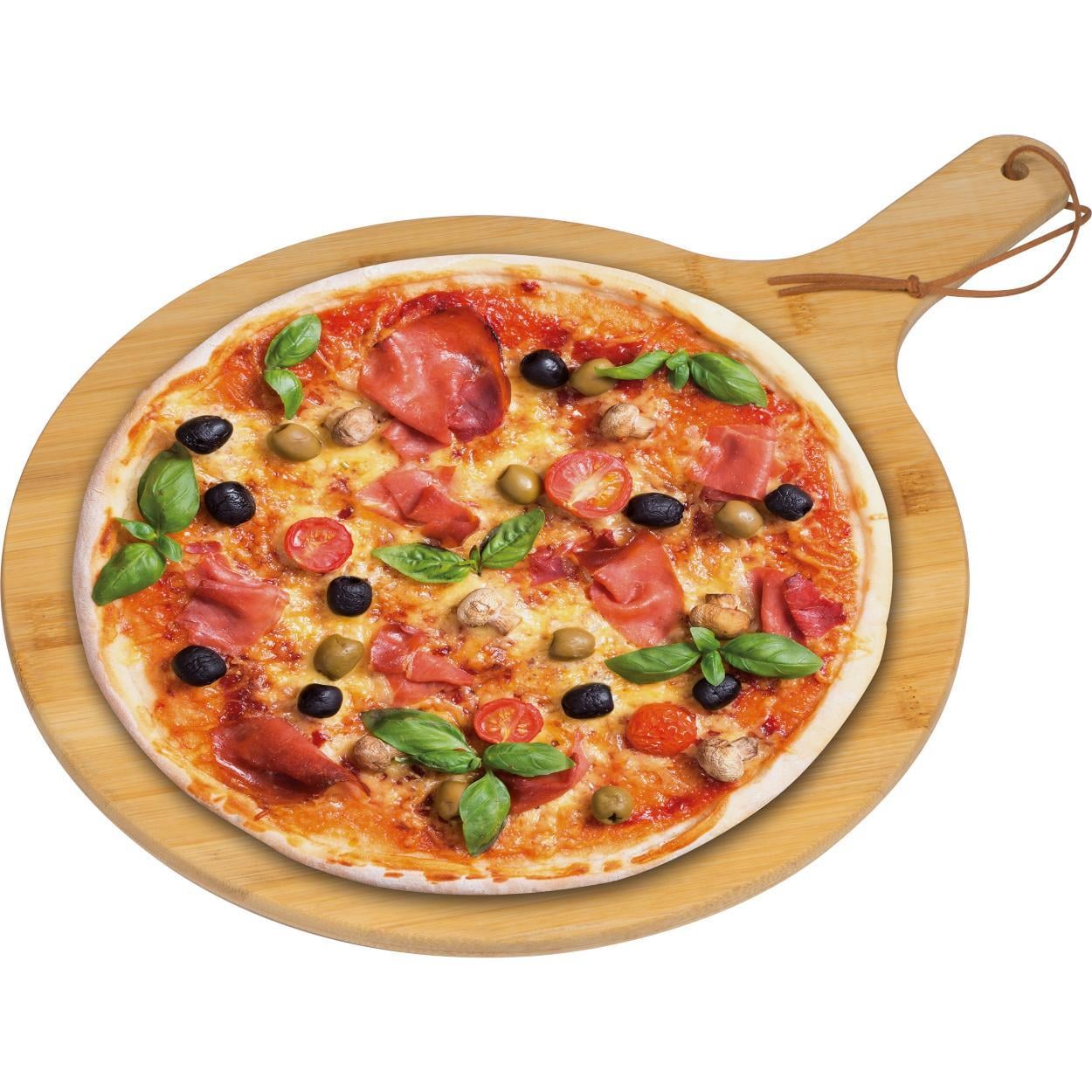 Pizza en serveerplank sample