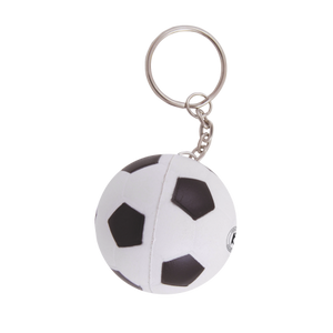 Anti-stress Voetbal met sleutelhanger bedrukken