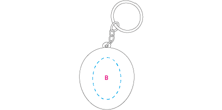 Anti-stress Bouwhelm met sleutelhanger 761