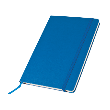 Notitieboek A5 met  elastiek, leeslint en opbergvak, 80 pagina`s sample