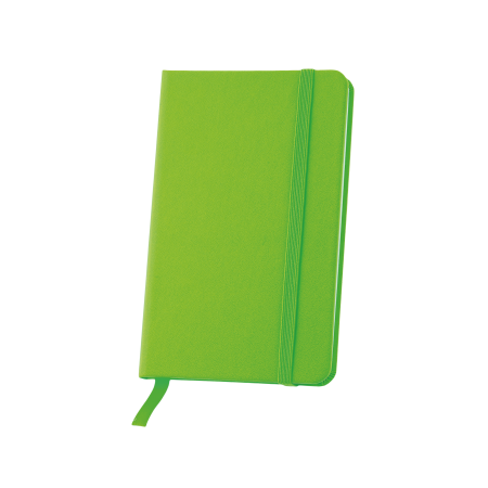 Notitieboekje A6 met elastiek en leeslint, 80 pagina`s sample