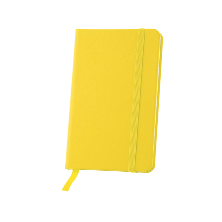 Notitieboekje A6 met elastiek en leeslint, 80 pagina`s sample